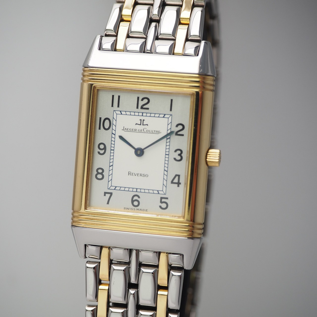 Jaeger LeCoultre Reverso Stahl/Gold 250.5.86, Box+Papiere, top