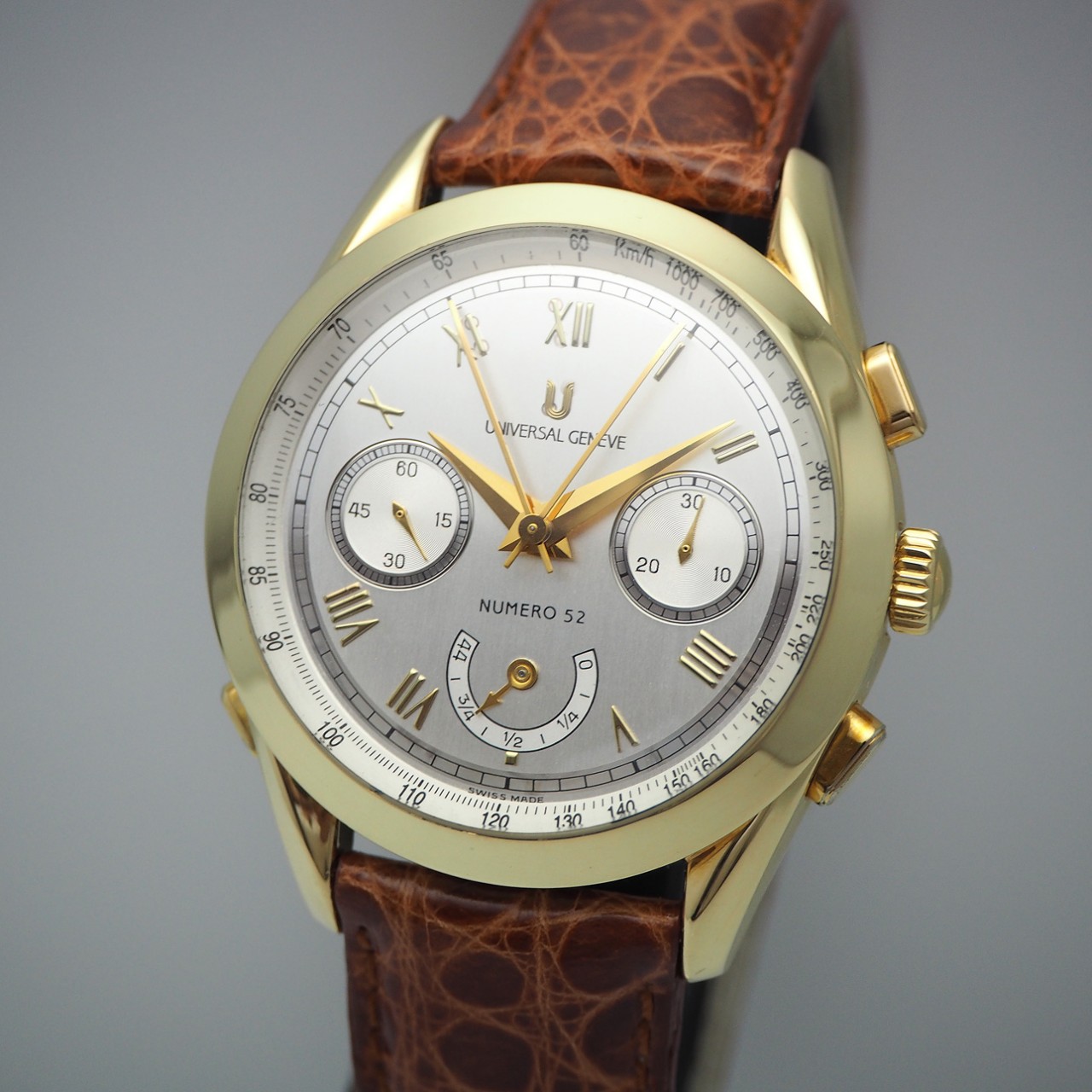 Universal Geneve Chronograph &quot;Master -Tech&quot; Rattrapante, Limited Edition 200 -Gold 18k/750