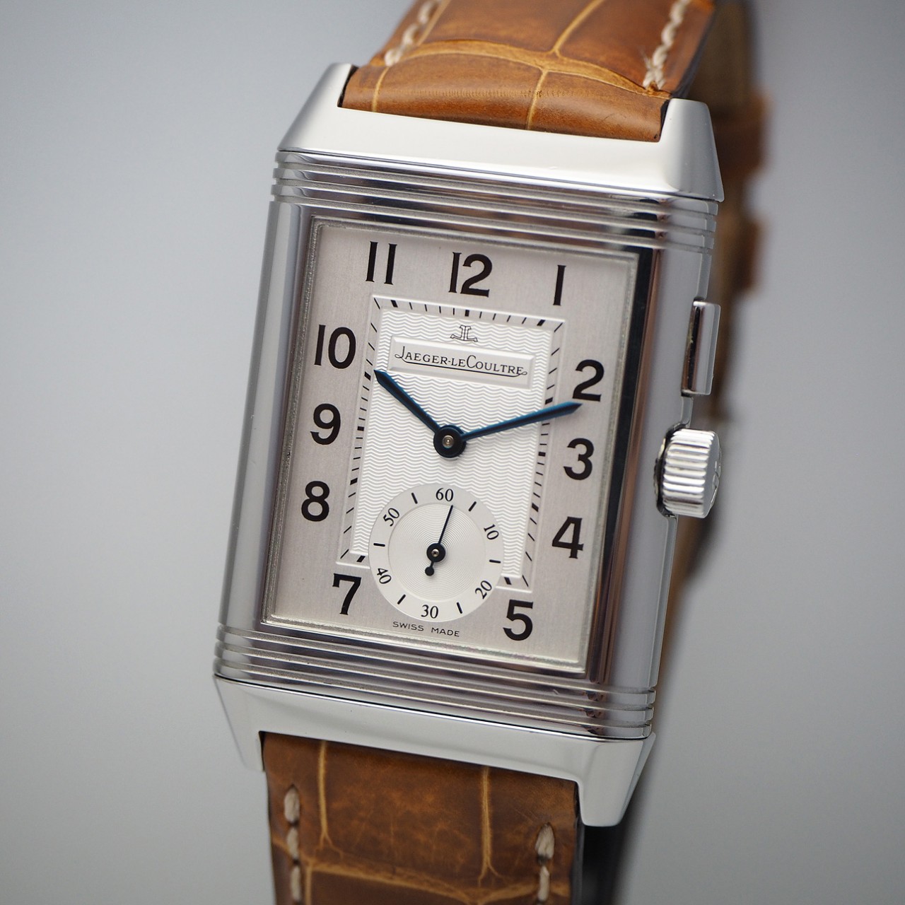 Jaeger LeCoultre Reverso Night&amp;Day/ Duo Face, 272.8.54, Stahl/Leder, Box+Papiere