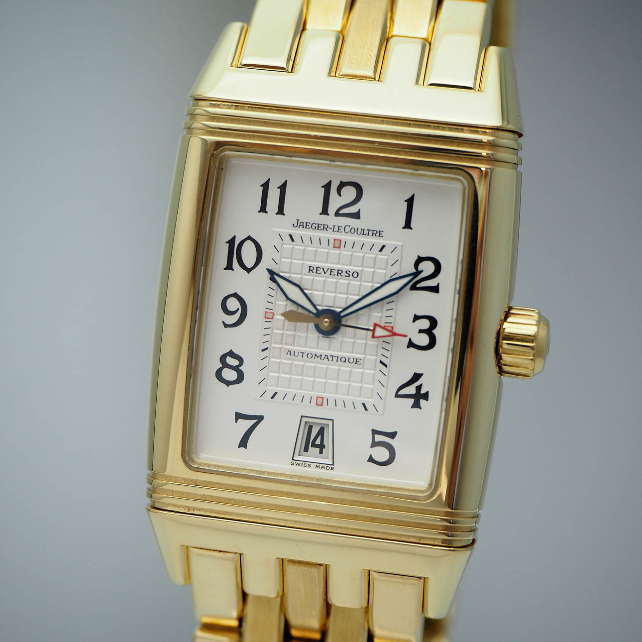 Jaeger LeCoultre Reverso Duoface Whitegold 18k 750 Gold 270.3.54