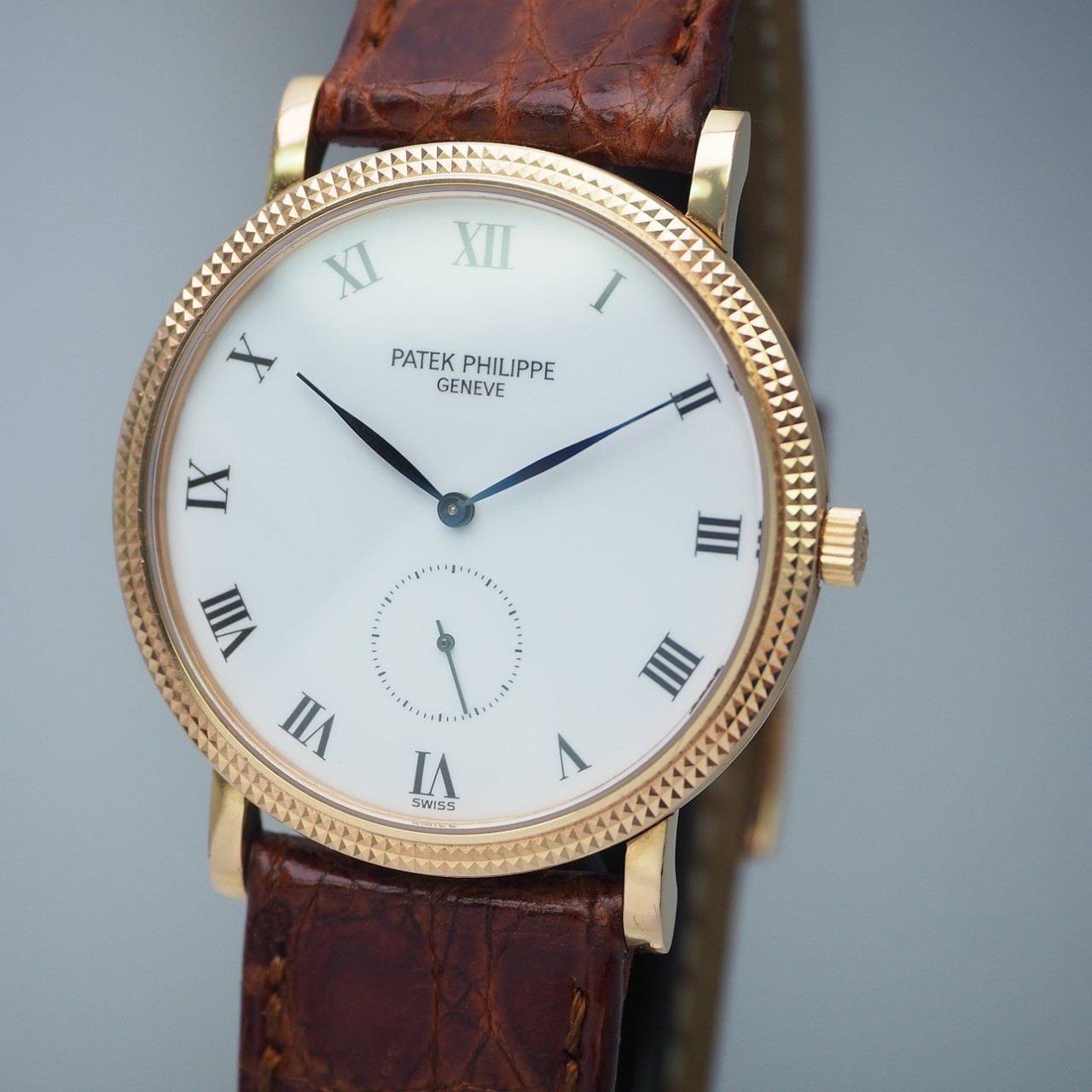 Patek Philippe Calatrava, Ref: 3919, RoseGold 18k/750, Patek Box+Papiere *