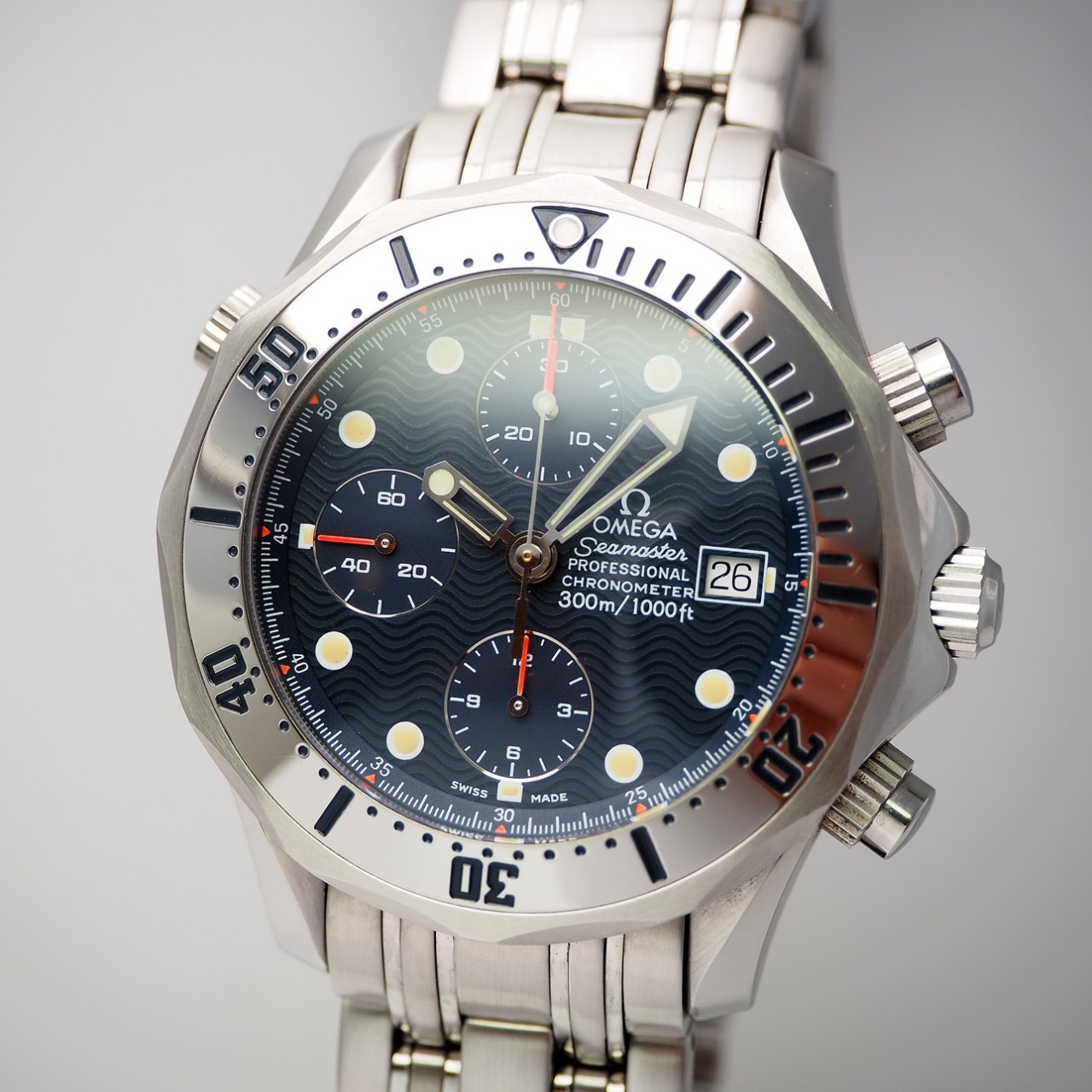 Omega Seamaster Chronograph 2598800, Box+Papiere, NEAR NOS!