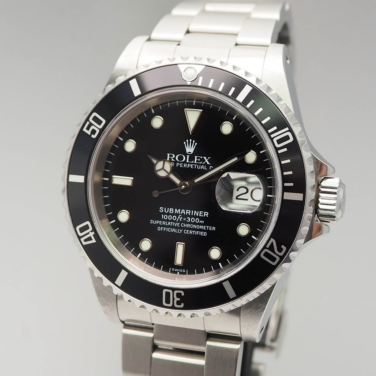 Rolex Submariner Date 16610, Box+Papiere 1998/ LC100