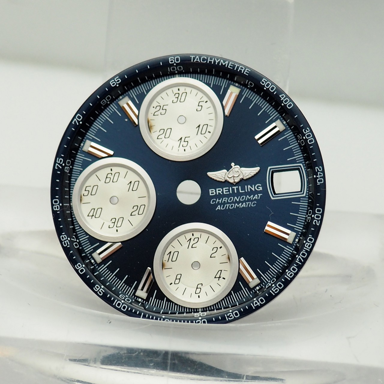 Breitling Chronomat Chronograph Dial / Zifferblatt+ Minuterie BLUE