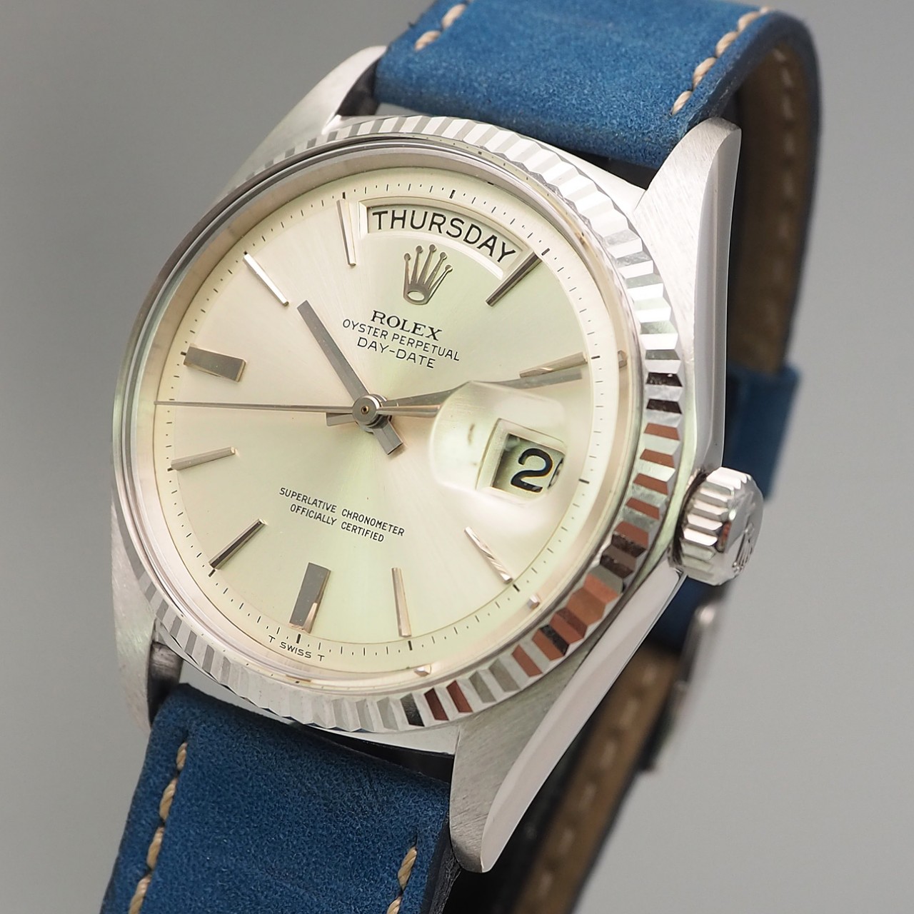 Rolex Day-Date 1803 WG 18k/750, Rolex Box, TOP cond.